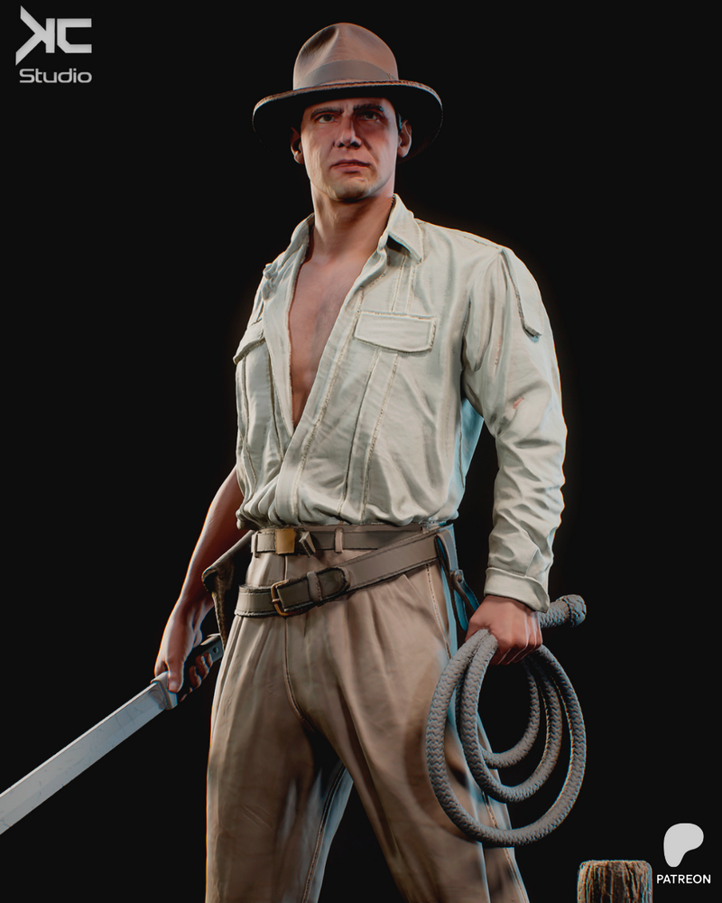 KC Studio -夺宝奇兵：最后的法老 - 3D打印模型|KC Studio – Indiana Jones – Temple of Doom – 3D Print Model