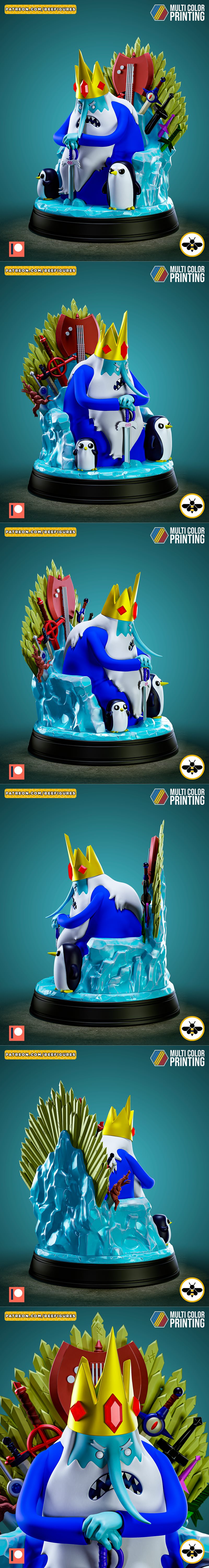 冰霸王造型3D打印模型|Bee Figures – Ice King – 3D Print Model STL