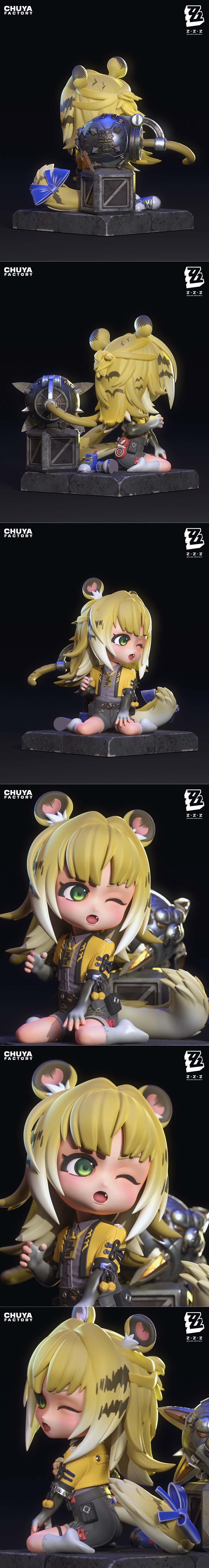 Chuya工厂 - 魔法少女小圆 - 3D打印模型|Chuya Factory – Ju Fufu – 3D Print Model STL