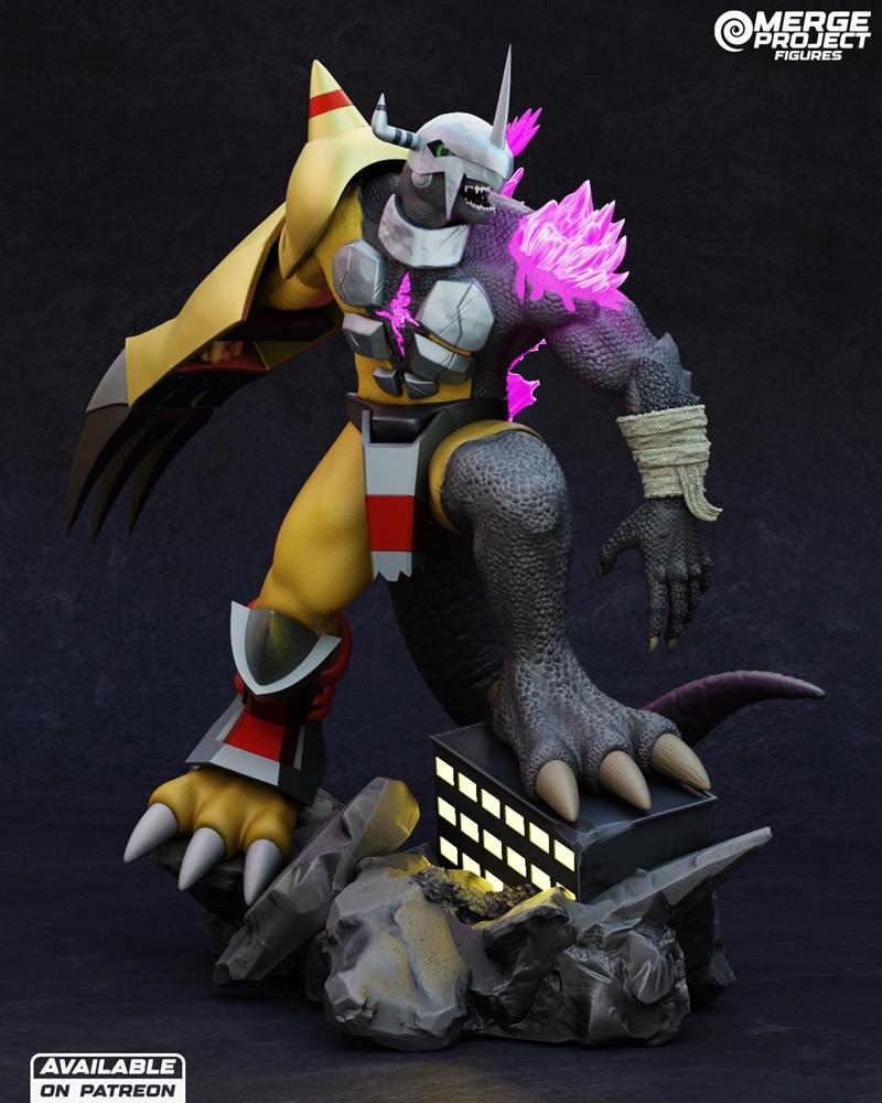 灰机模型-合并项目图-3D打印模型|Merge Project Figures – Greyzillamon – 3D Print Model STL