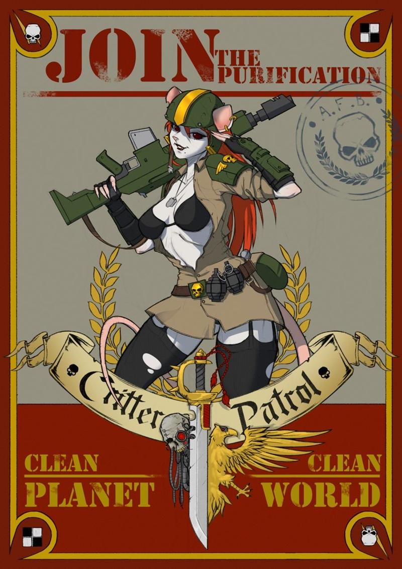 Critter Patrol 3D打印模型|Poster ratirl for Critter Patrol – 3D Print Model STL