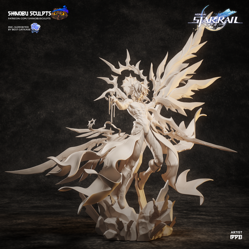 魂斗罗·幻梦·神无 - 3D打印模型|Shinobu Sculpts – Honkai – Phainon – 3D Print Model