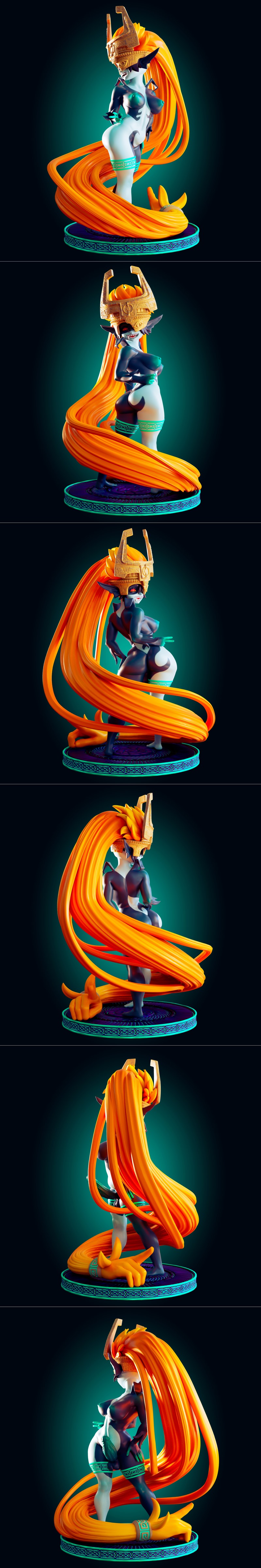 Officer Rhu 中的 Midna 3D打印模型|Officer Rhu – Midna – 3D Print Model STL