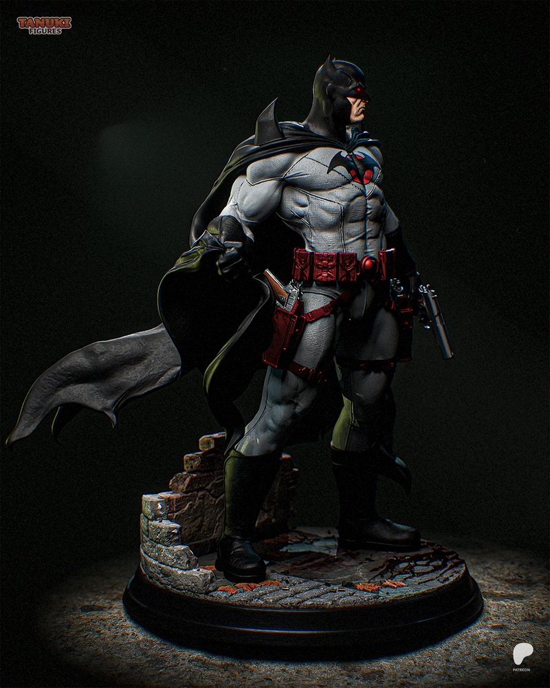 唐兔3D打印模型-蝙蝠侠|Tanuki Figures – Batman – 3D Print Model