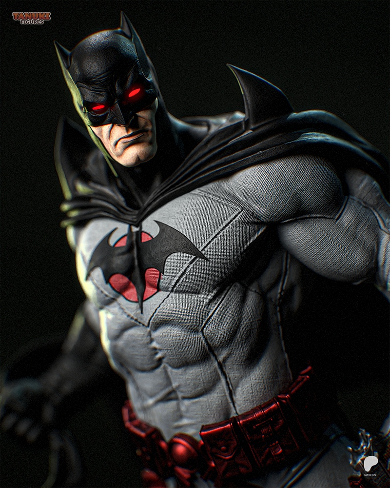 唐兔3D打印模型-蝙蝠侠|Tanuki Figures – Batman – 3D Print Model