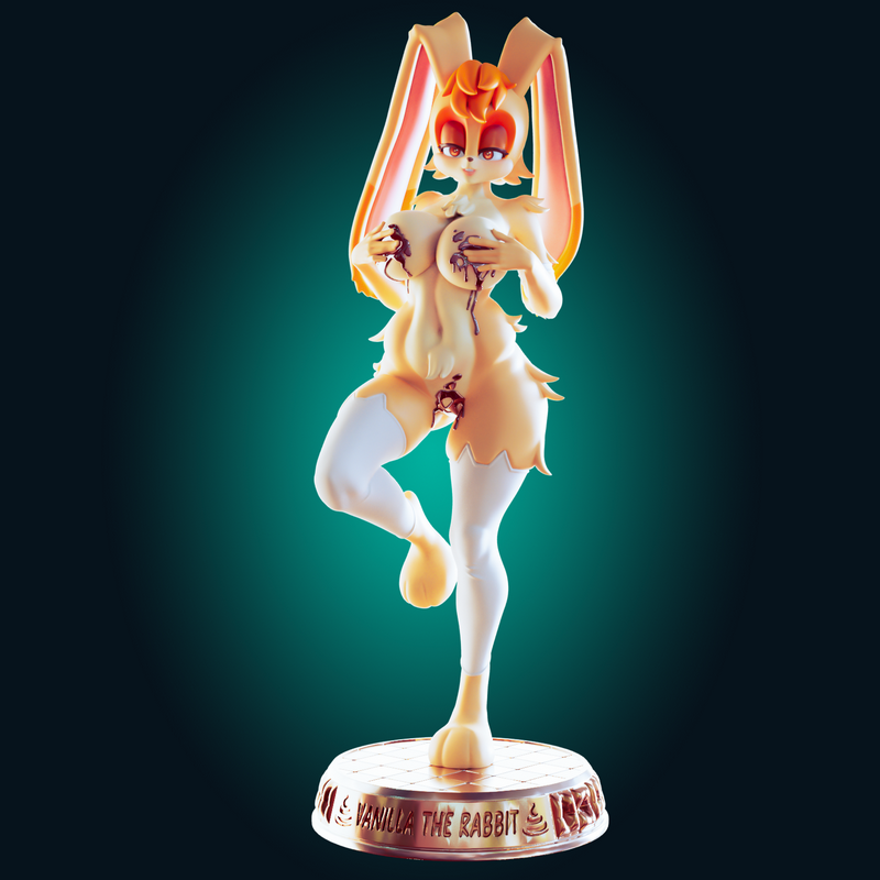 Rhu工作室《香草兔》3D打印模型|Officer Rhu – Vanilla the Rabbit – 3D Print Model