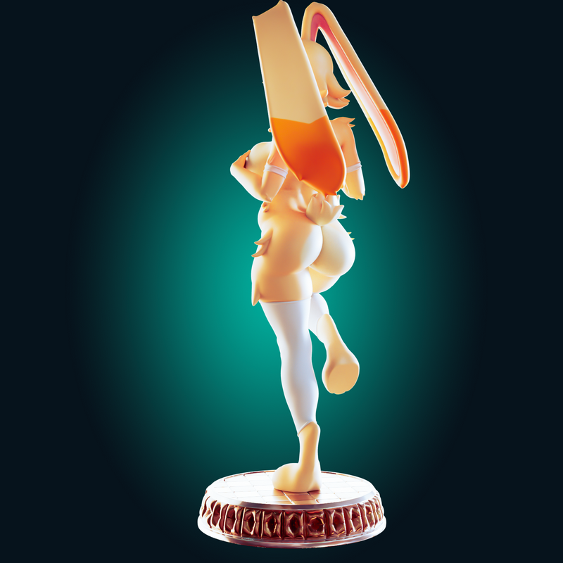 Rhu工作室《香草兔》3D打印模型|Officer Rhu – Vanilla the Rabbit – 3D Print Model