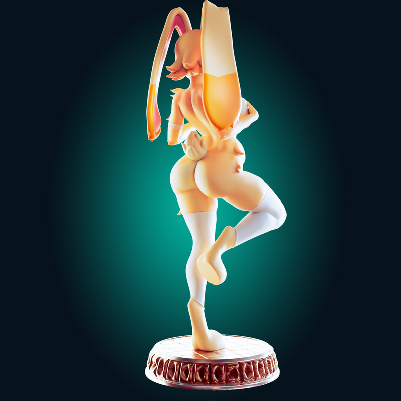 Rhu工作室《香草兔》3D打印模型|Officer Rhu – Vanilla the Rabbit – 3D Print Model