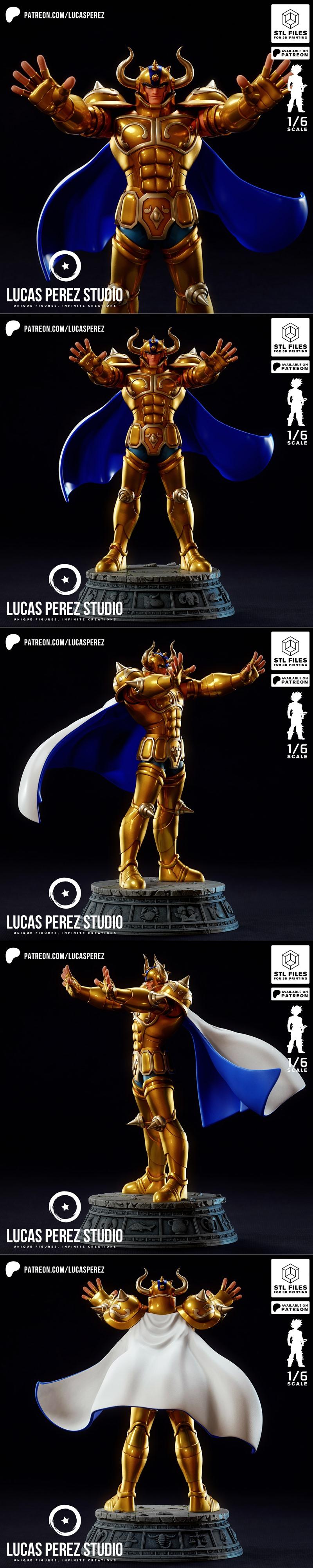 阿尔德巴兰之雄 3D打印模型|Lucas Perez – Aldebaran de Tauro – 3D Print Model STL