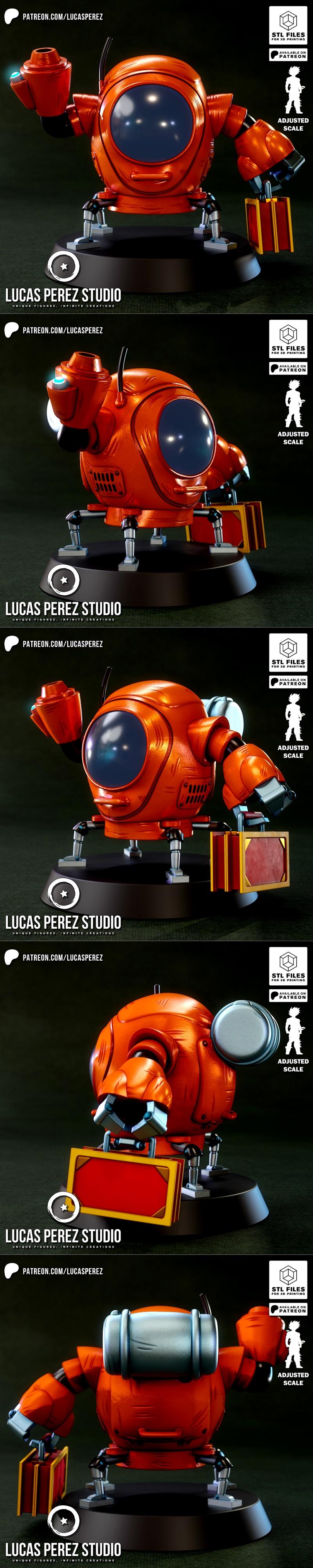 Lucas Perez – 机器人舒 – 3D打印模型|Lucas Perez – Robot Shu – 3D Print Model STL