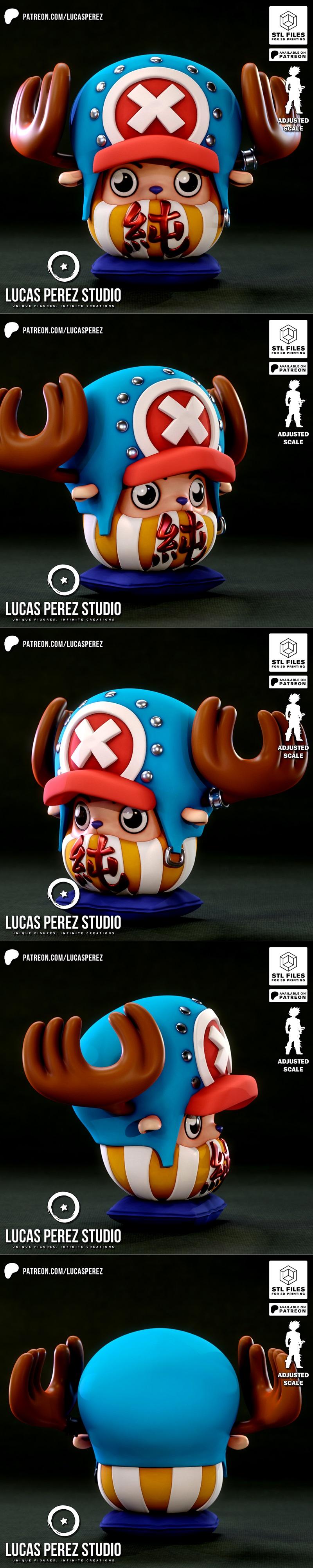 达拉姆切片机 3D打印模型|Lucas Perez – Daruma Chopper – 3D Print Model STL