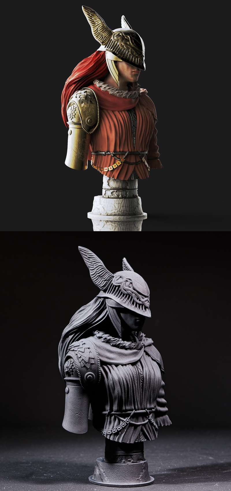 马莱尼亚 bust 3D打印模型|Malenia Bust – 3D Pint Model