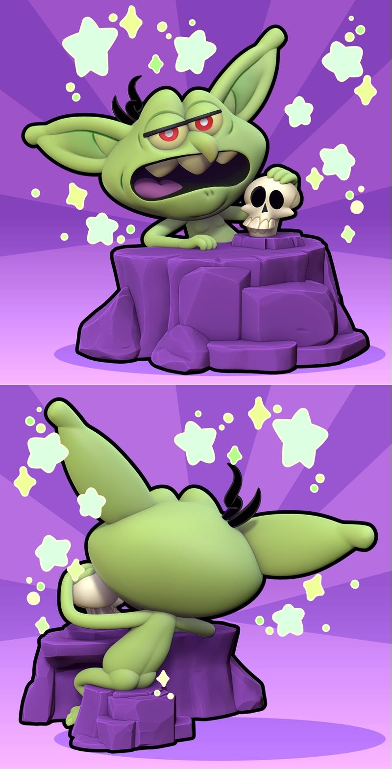 这是咕噜——3D打印模型STL|This is Goblin – 3D Print Model STL