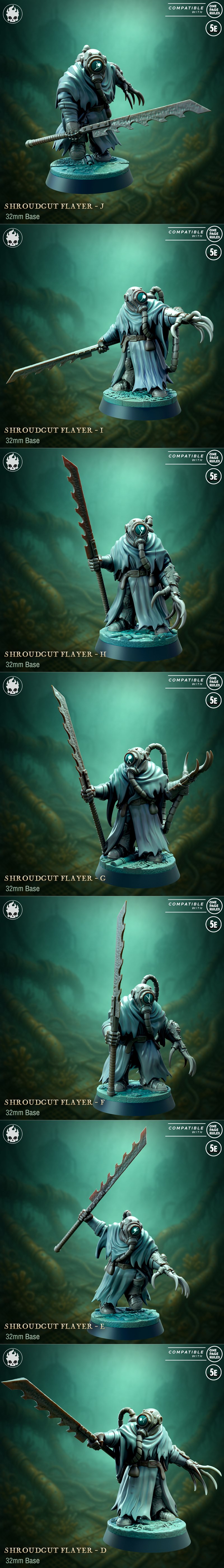 Fleshcraft Studio《沉溺之子》第二章： ventscourge 潜 salvagers 3D打印模型|Fleshcraft Studio – The Sons of the Drowned – Part 2 – The Ventscourge Salvagers August 2025 – 3D Print Model STL