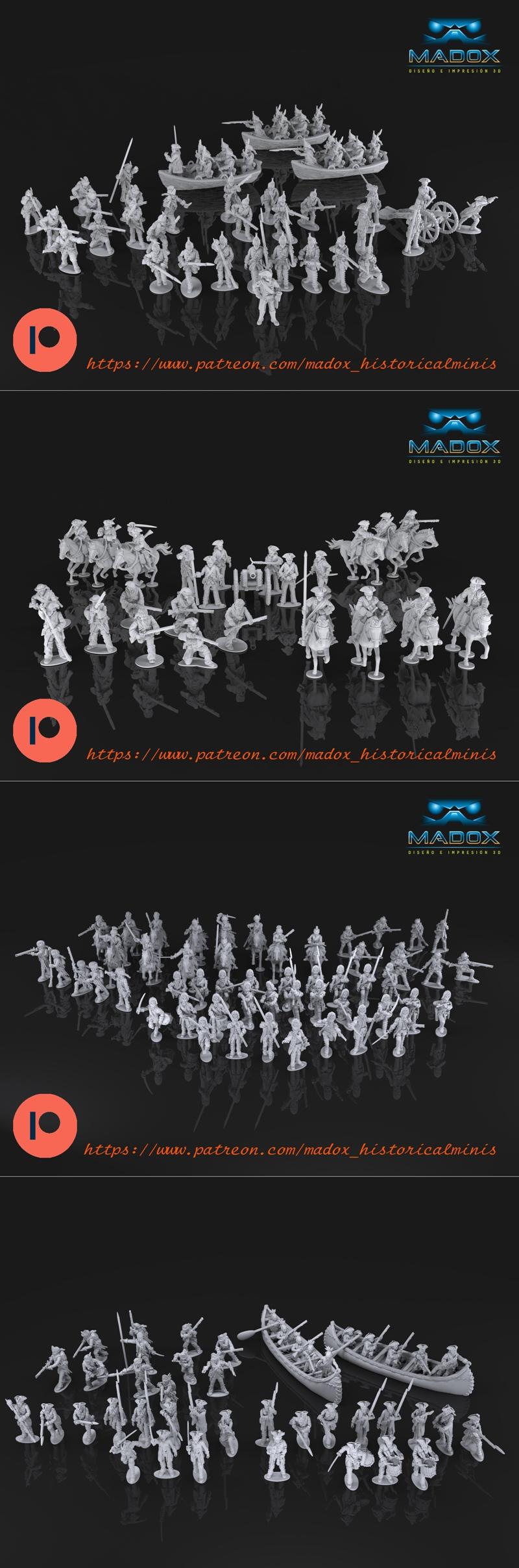 Madox历史迷你模型 2022年2月-4月及6月 3D打印模型STL|Madox Historical Miniatures February, March, April, June 2022 – 3D Print Model STL
