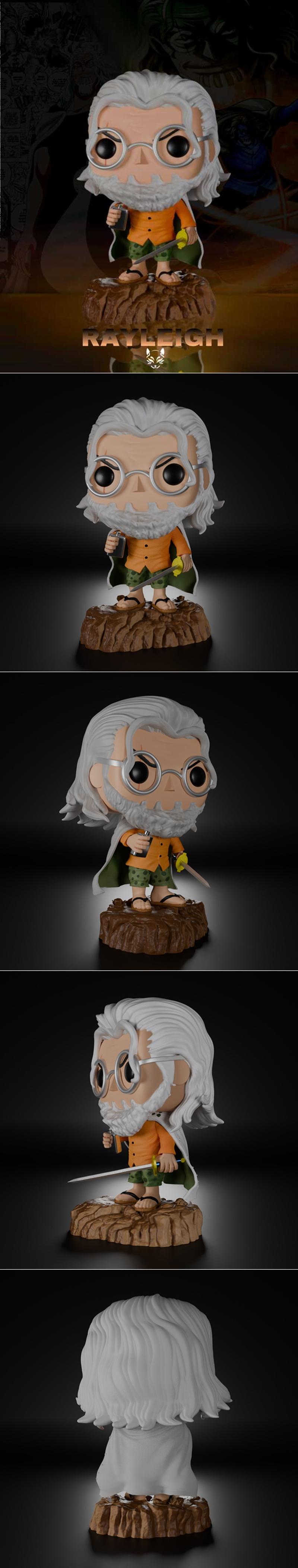 StudioMado - 雷利格 Funko - 3D打印模型|StudioMado – Rayleigh Funko – 3D Print Model STL