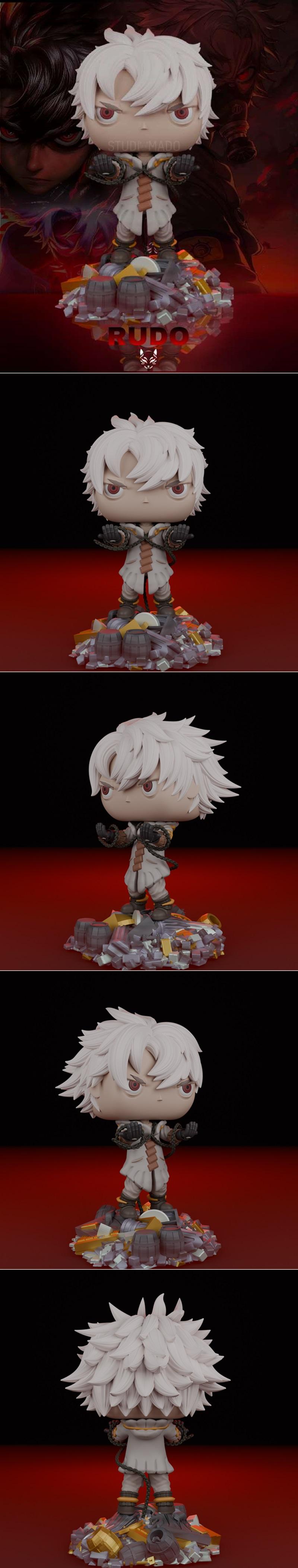 StudioMado - Rudo 3D打印模型 STL|StudioMado – Rudo Funko – 3D Print Model STL
