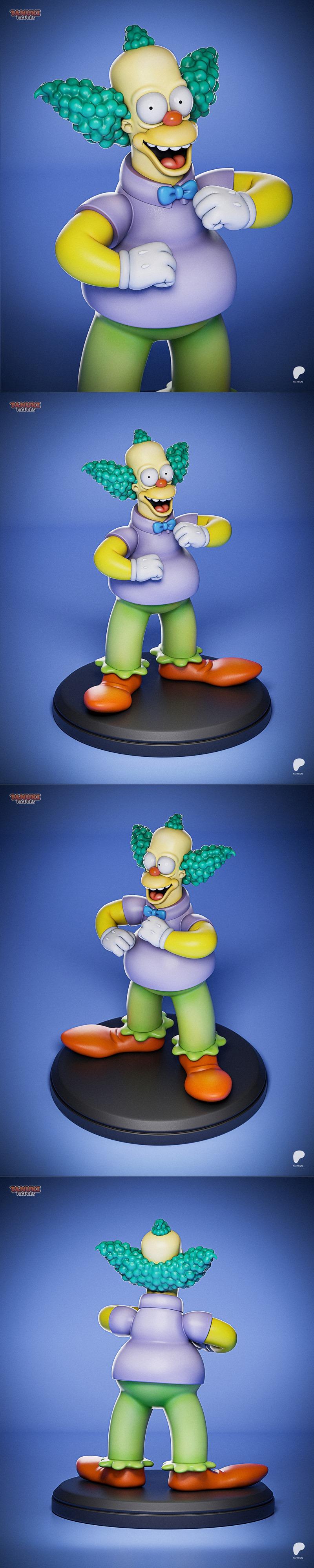 krusty 3d打印模型|Tanuki Figures – Krusty – 3D Print Model STL