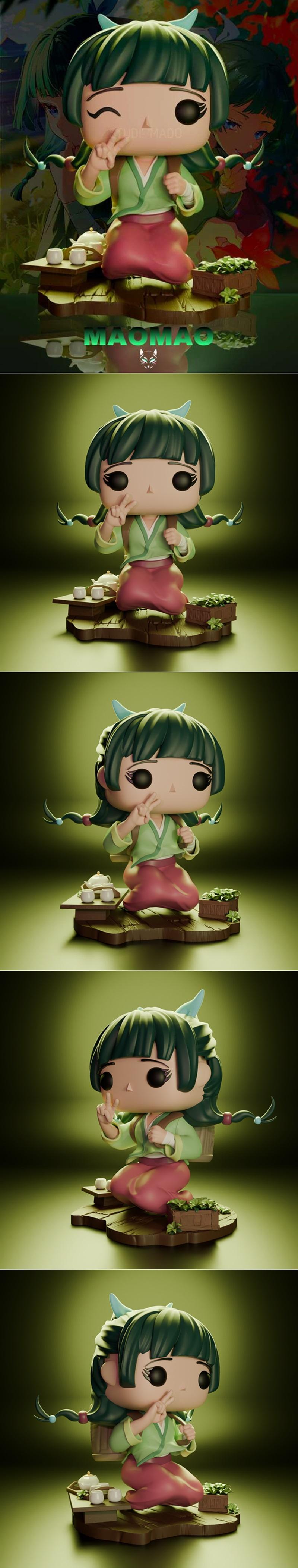 StudioMado - MaoMao Funko 3D打印模型|StudioMado – MaoMao Funko – 3D Print Model STL