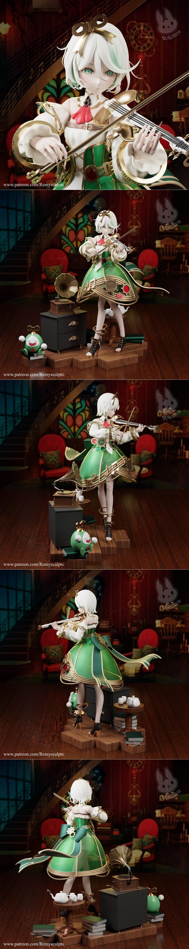 Cecilia Immergreen 3D打印模型（HOLOLIVE虚拟主播正义篇）|Cecilia Immergreen – HOLOLIVE VTUBER JUSTICE – 3D Print Model STL