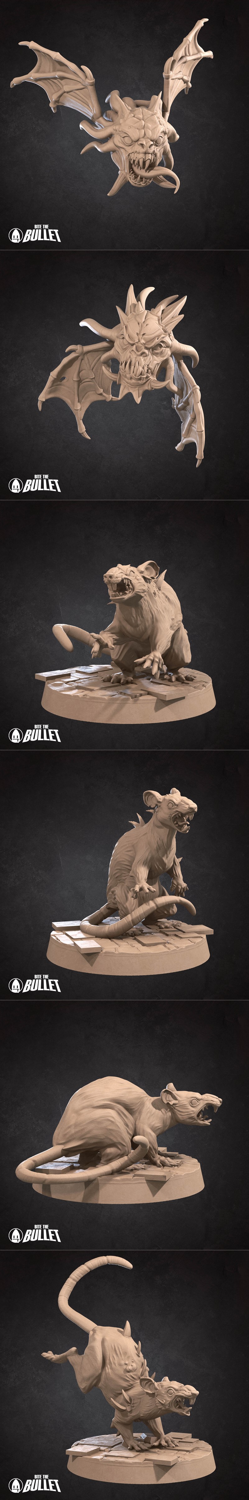 咬牙前行——恶魔 dungeon 3D打印模型|Bite the Bullet – Dungeon (Demons) April 2024 – 3D Print Model STL