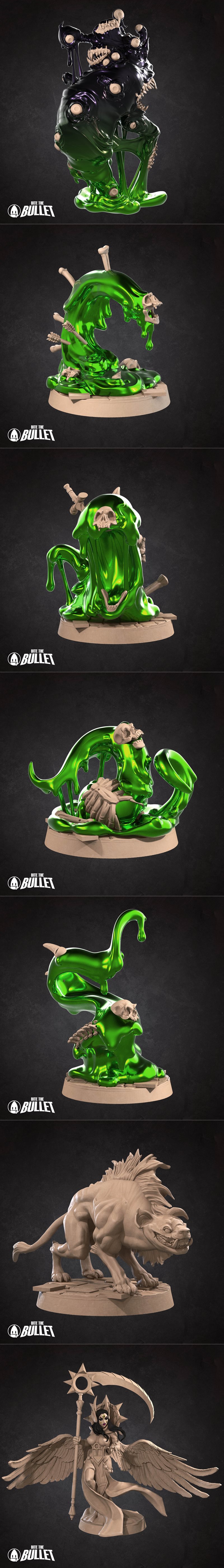 咬牙前行——恶魔 dungeon 3D打印模型|Bite the Bullet – Dungeon (Demons) April 2024 – 3D Print Model STL