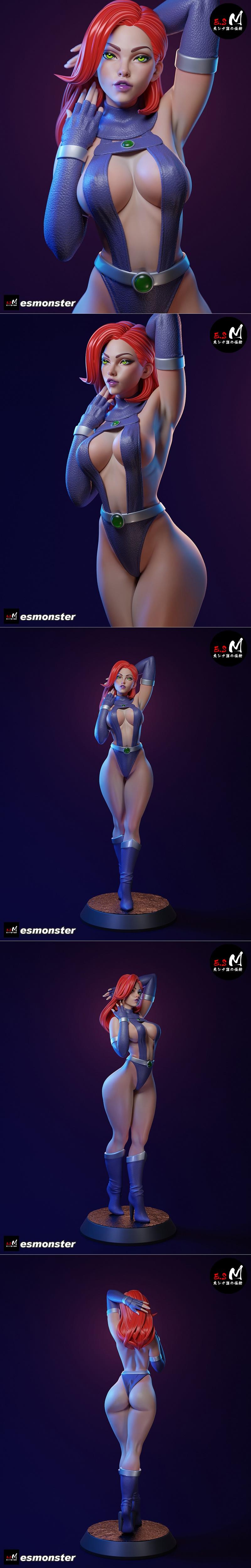 E.S怪物 - 星火 - 3D打印模型|E.S Monster – Starfire – 3D Print Model STL