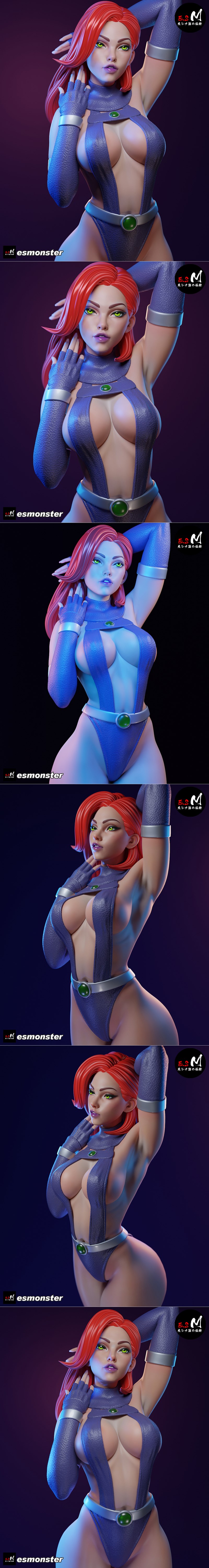 E.S怪物 - 星火 - 3D打印模型|E.S Monster – Starfire – 3D Print Model STL