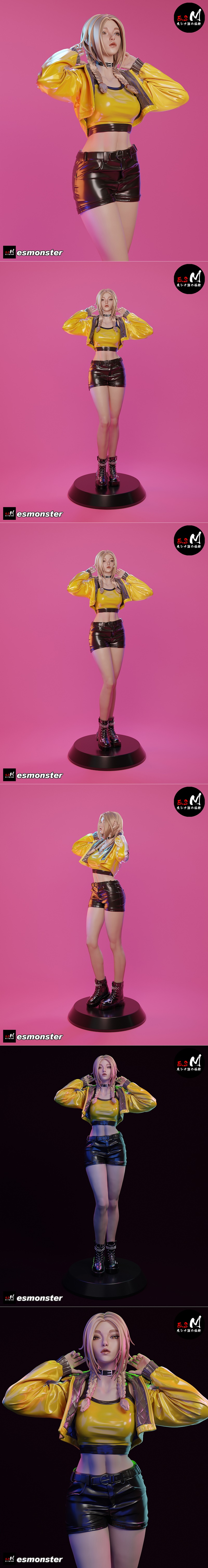 E.S怪物 - 朱云歌 - 3D打印模型|E.S Monster – Zhu Yunge – 3D Print Model STL