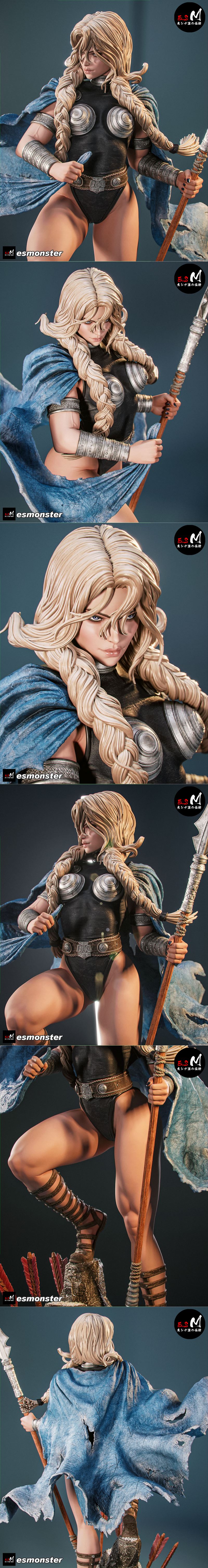 E.S.怪物——女武神 3D打印模型|E.S Monster – Valkyrie – 3D Print Model STL
