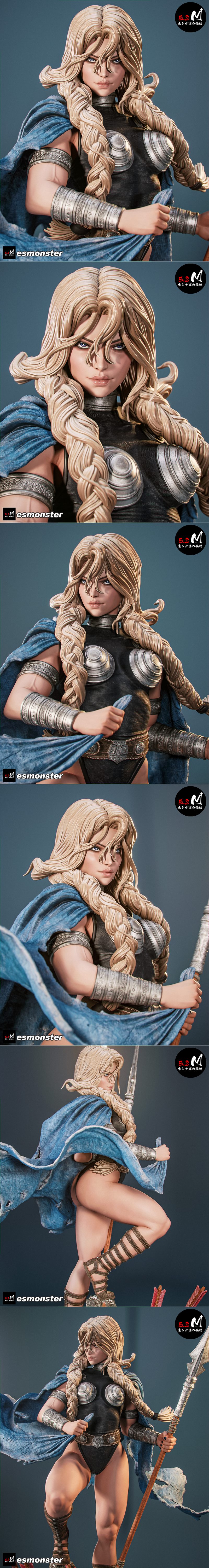 E.S.怪物——女武神 3D打印模型|E.S Monster – Valkyrie – 3D Print Model STL