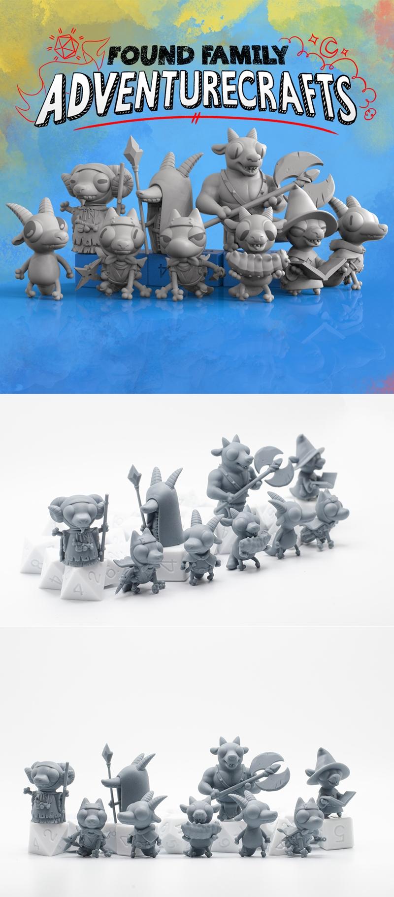 Kobolds 9款角色3D打印模型套装|Kobolds Super Bundle – All 9 Figures – 3D Print Model STL