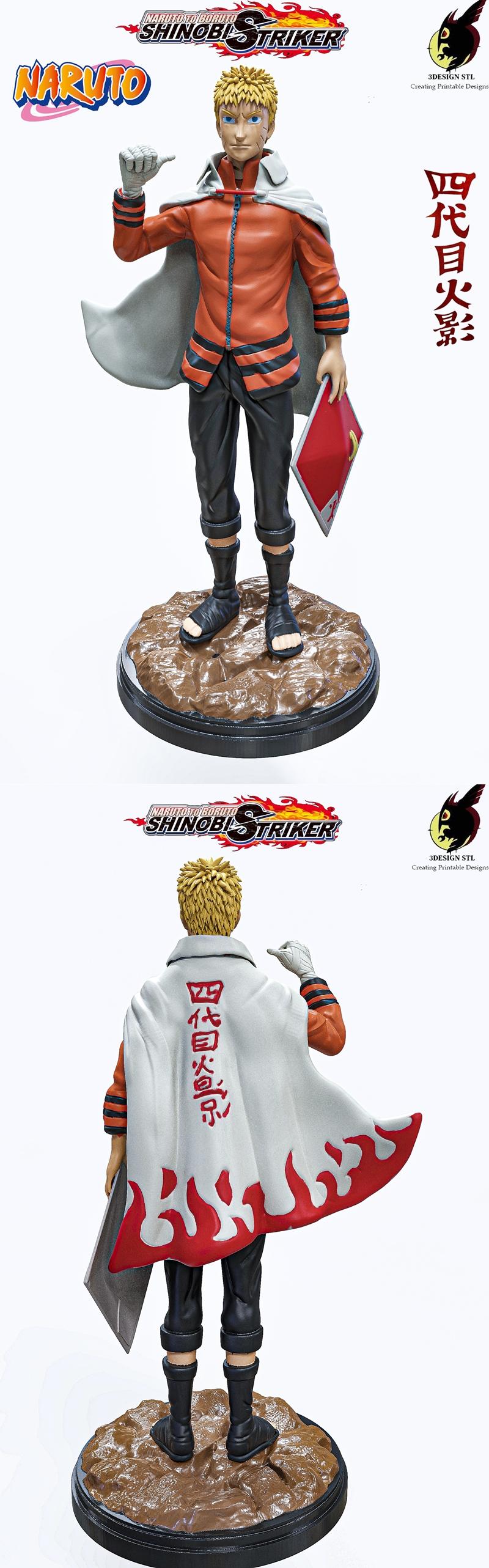 3D打印模型：Naruto手办造型|3Design – Naruto – 3D Print Model STL