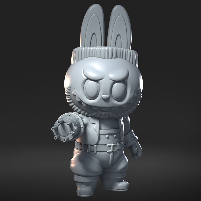 Labubu x FF 3D打印模型|RN Estudio – Labubu x FF – 3D Print Model STL