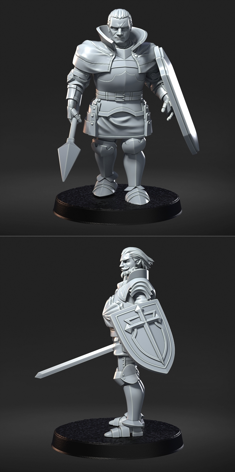 RN工作室 - 万能独角兽统治者 - 3D打印模型|RN Estudio – RPG Unicorn Overlord – 3D Print Model STL