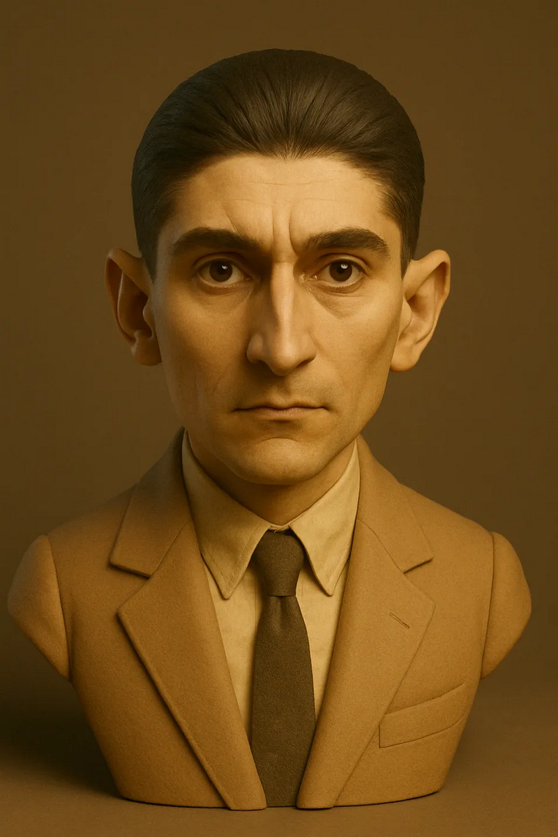 卡夫卡 3D打印模型|Franz Kafka – 3D Print Model