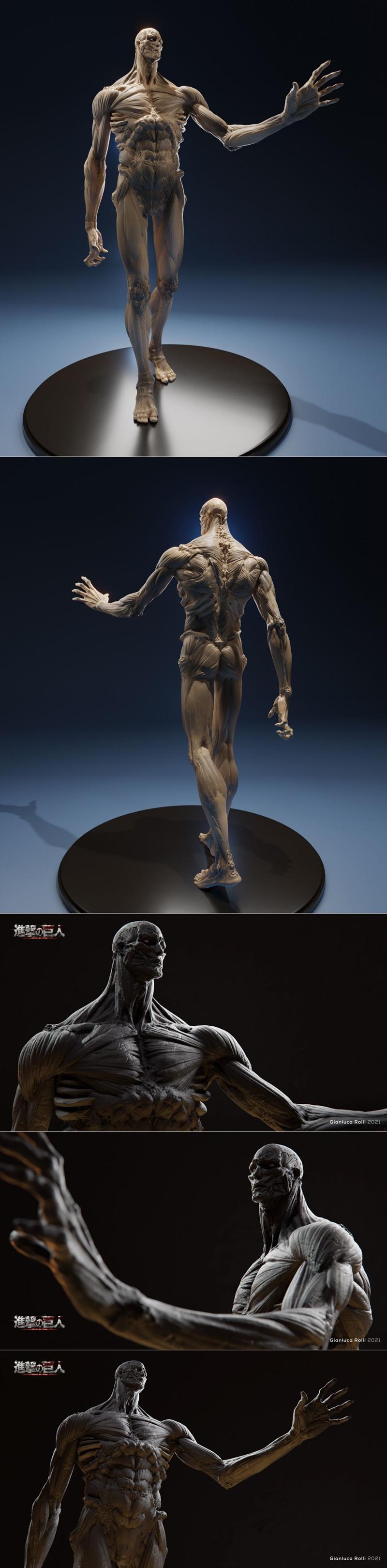 Armin Colossal Titan – Fran Lima – 3D Print Model STL