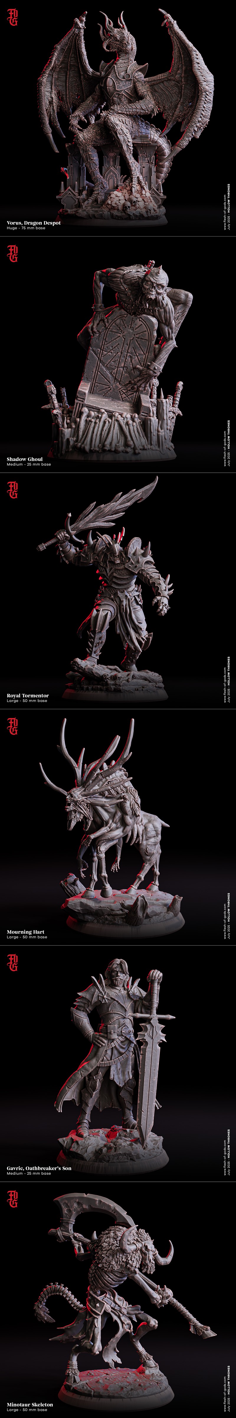 神之肉 —— 空之王座 2025 3D打印模型|Flesh Of Gods – Hollow Thrones July 2025 – 3D Print Model STL