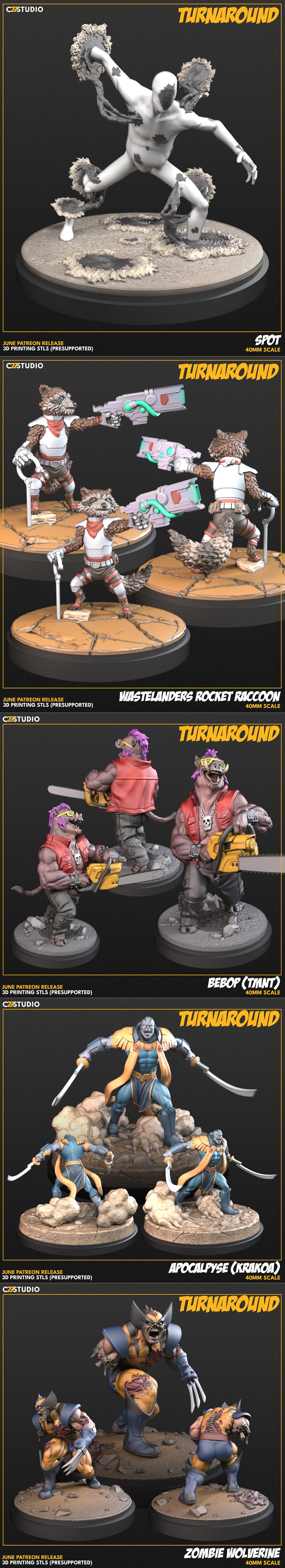 C27迷你系列 - 55号作品 - 3D打印模型|C27 Minis – Pack 55 June 2025 – 3D Print Model STL