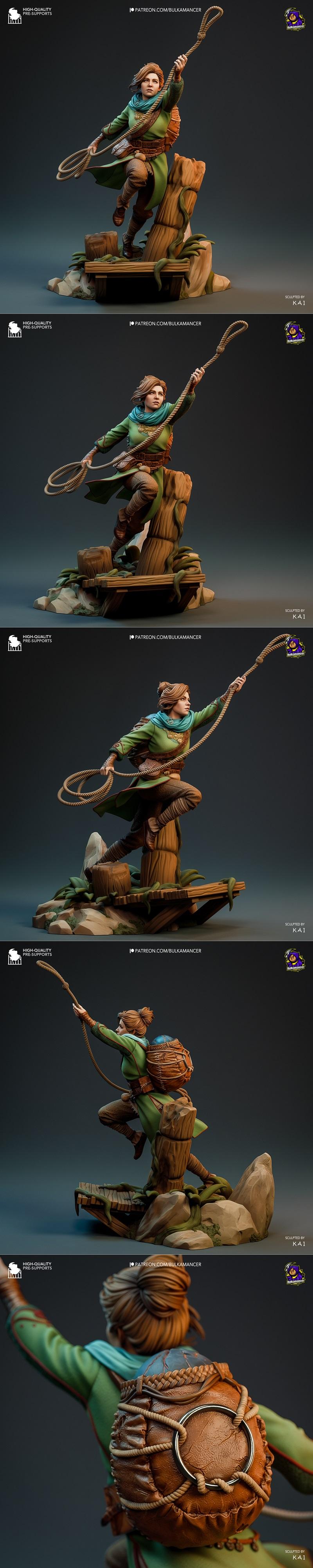 Bulkamancer Sculpts – Zoe – Split Fiction – 3D Print Model STL