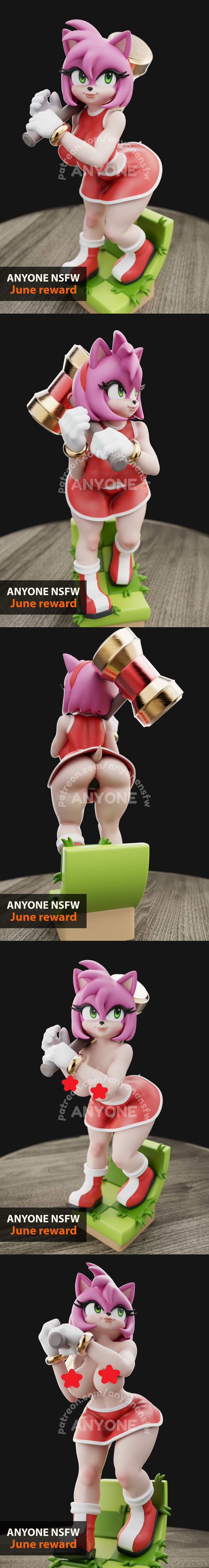 AnyoneNSFW – Amy – 3D打印模型|AnyoneNSFW – Amy – 3D Print Model