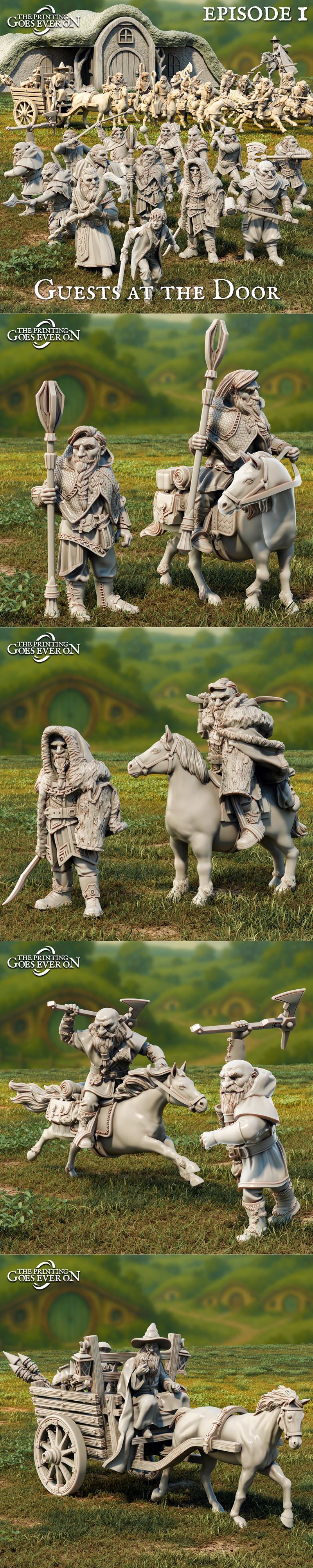 3D打印模型：《鬼灭之刃》炭治郎 作品登场|The Printing Goes Ever On – Episode 1 – Guests at the Door – 3D Print Model STL