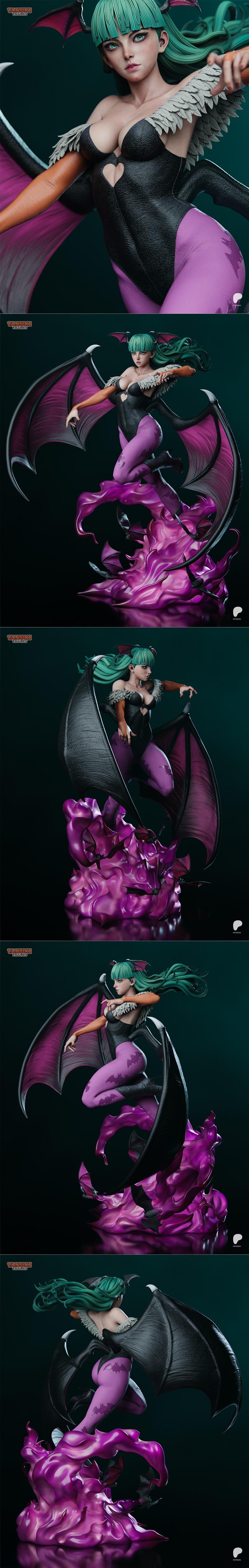 莫尔吉安3D打印模型|Tanuki Figures – Morrigan – 3D Print Model STL