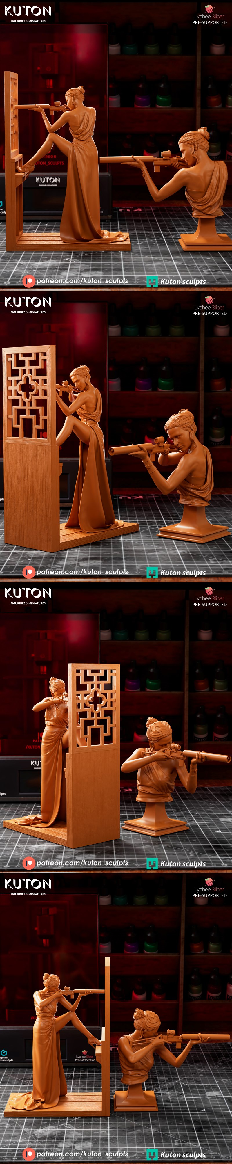 Kuton出品 Ilsa Faust 3D打印模型|Kuton Figurines – Ilsa Faust – 3D Print Model STL