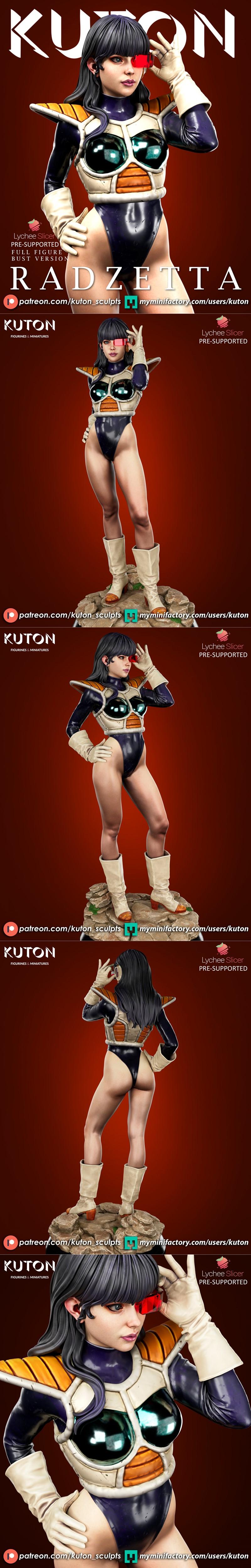 Kuton工作室3D打印动漫角色模型|Kuton Figurines – Radzella – 3D Print Model STL