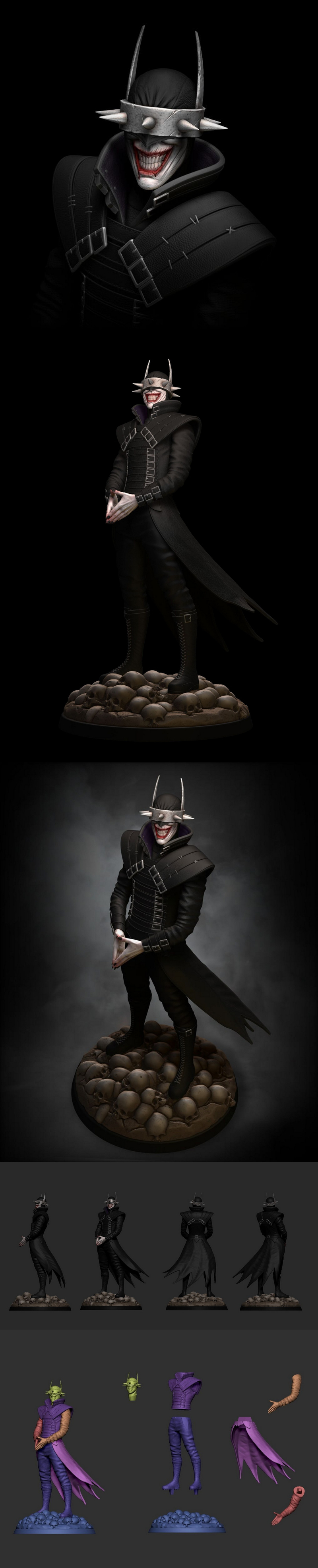 蝙曼：谁在笑 3D打印模型|Batman Who Laughs – 3D Print Model
