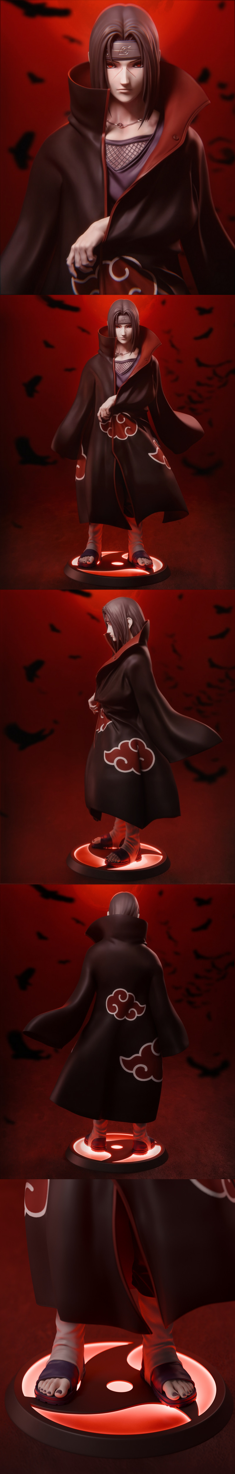 CA 3D工作室 - 宿命之子宇智波佐助 - 3D打印模型|CA 3D Studios – Itachi Uchiha – 3D Print Model