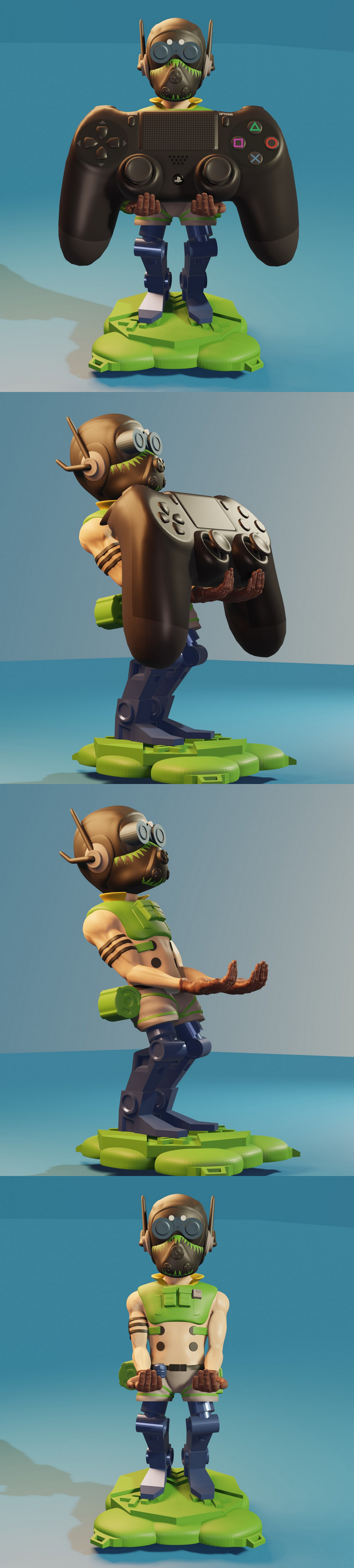 Octane Apex 3D打印手柄支架|Octane Apex Joystick Controller Holder – 3D Print Model