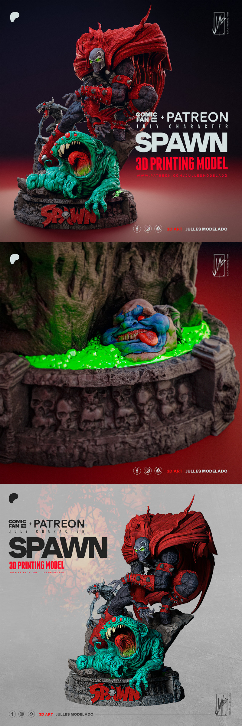 Spawn 3D打印模型|Spawn – 3D Print Model