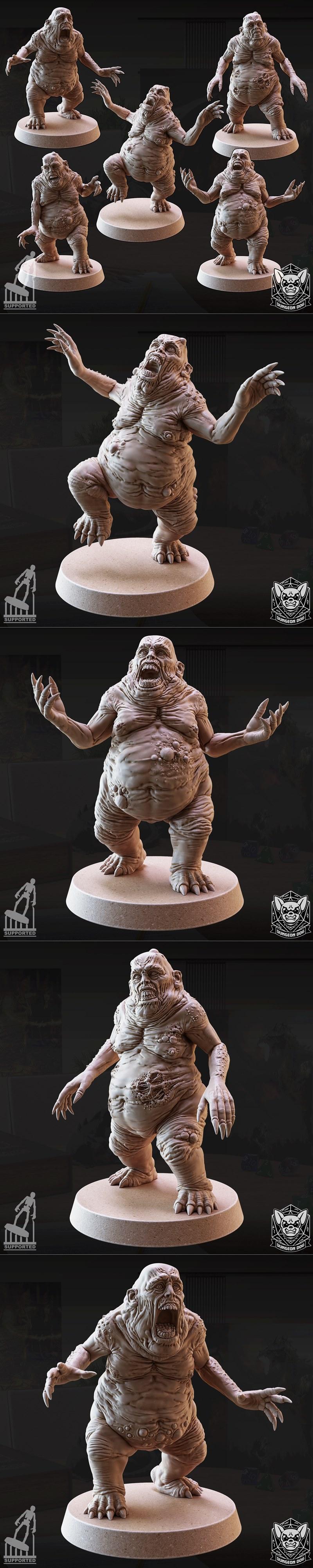 Dungeon Dog 3D打印模型 全新毛绒捆绑装|Dungeon Dog – Mane Bundle – 3D Print Model STL